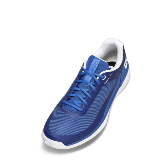 WILSON TENISA APAVI VĪRIEŠU RUSH LITE 5 Deja Vu Blue / White / Safety Yellow WRS338560