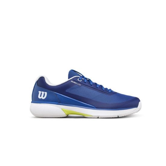 WILSON TENISA APAVI VĪRIEŠU RUSH LITE 5 Deja Vu Blue / White / Safety Yellow WRS338560