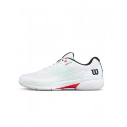 WILSON TENISA APAVI VĪRIEŠU RUSH LITE 5 White / Bay / Fiery Coral