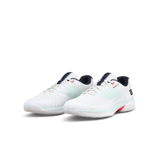 WILSON TENISA APAVI VĪRIEŠU RUSH LITE 5 White / Bay / Fiery Coral WRS338580
