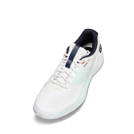 WILSON TENISA APAVI VĪRIEŠU RUSH LITE 5 White / Bay / Fiery Coral WRS338580
