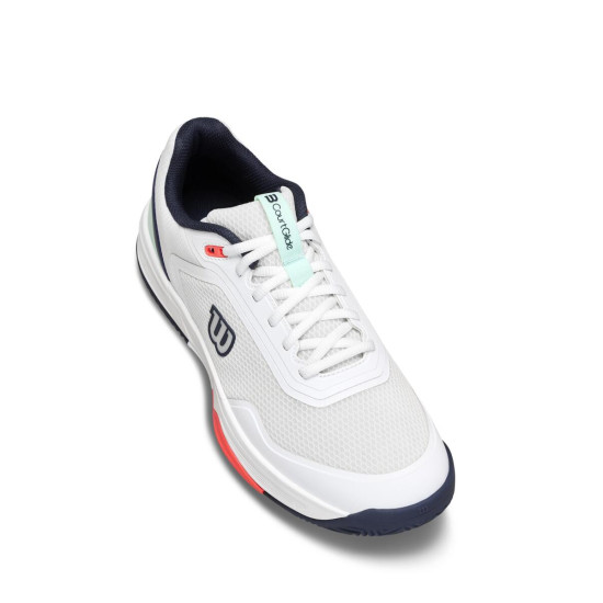 WILSON TENISA APAVI VĪRIEŠU COURTGLIDE White / Bay / Fiery Coral WRS339780