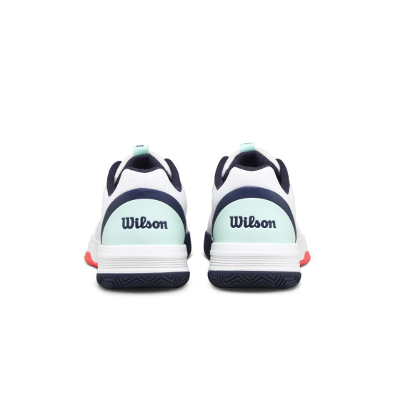 WILSON TENISA APAVI VĪRIEŠU COURTGLIDE White / Bay / Fiery Coral WRS339780