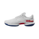 WILSON TENISA APAVI SIEVIEŠU KAOS SWIFT 1.5 2024 White/Deja Vu Blue/Wilson Red WRS332830