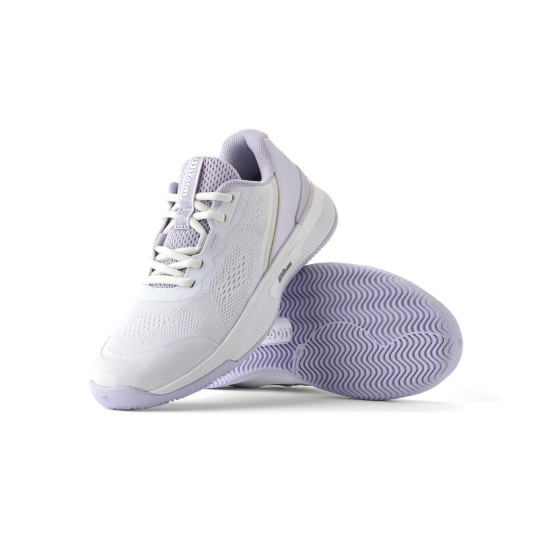 WILSON TENISA APAVI SIEVIEŠU INTRIGUE PRO IW White / Lavender Blue / Silver WRS335850