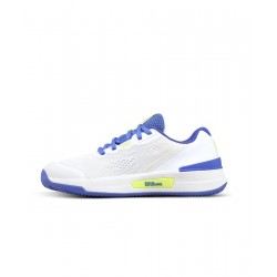 WILSON TENISA APAVI SIEVIEŠU INTRIGUE PRO White / Amparo Blue / Safety Yellow 