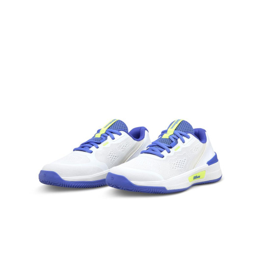 WILSON TENISA APAVI SIEVIEŠU INTRIGUE PRO White / Amparo Blue / Safety Yellow WRS336700