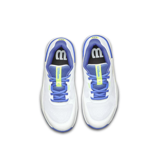 WILSON TENISA APAVI SIEVIEŠU INTRIGUE PRO White / Amparo Blue / Safety Yellow WRS336700
