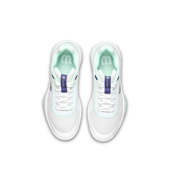WILSON TENISA APAVI SIEVIEŠU COURTGLIDE W White / Bay / Skipper Blue WRS339820