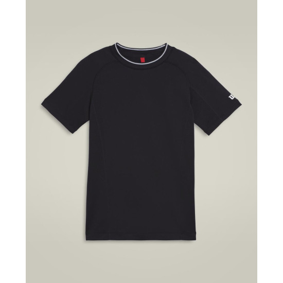 ZĒNU T-KREKLS TEAM SEAMLESS CREW BLACK