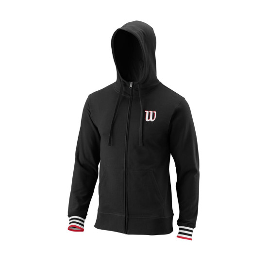 WILSON VĪRIEŠU SCRIPT ECO COTTON FULL ZIP HOODIJS SLIM-FIT