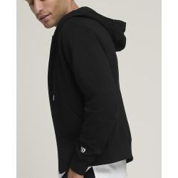 WILSON VĪRIEŠU M UNISEX TEAM ZIP HOODIE BLACK WM00291411BKA