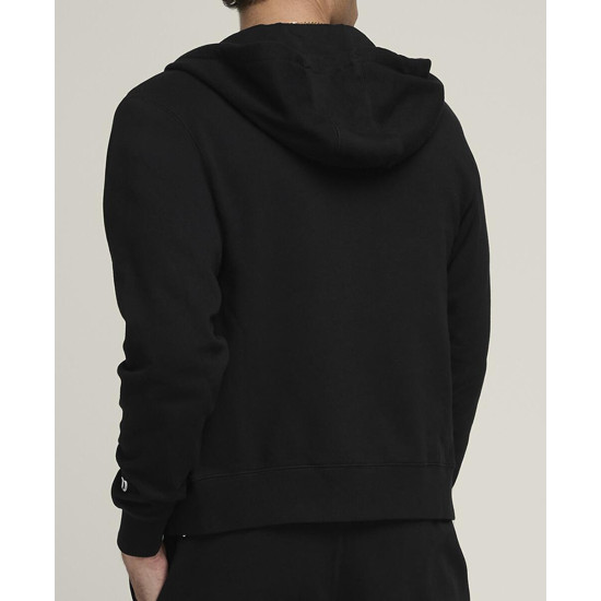 WILSON VĪRIEŠU M UNISEX TEAM ZIP HOODIE BLACK