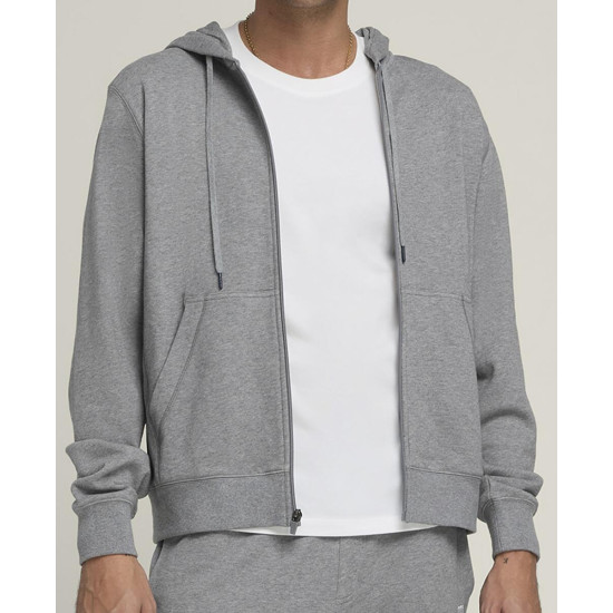 WILSON VĪRIEŠU M UNISEX TEAM ZIP HOODIE GRAY HEATHER