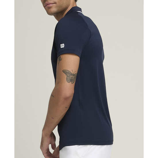 WILSON VĪRIEŠU POLO KREKLS M TEAM SEAMLESS 2.0 CLASSIC NAVY