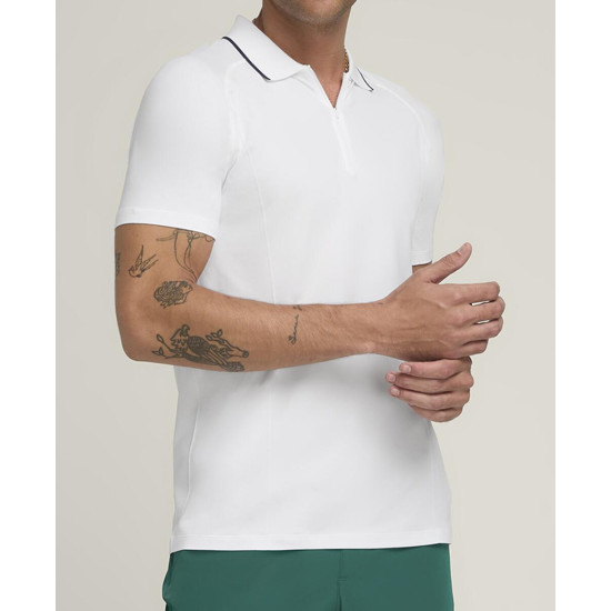WILSON VĪRIEŠU POLO KREKLS M TEAM SEAMLESS 2.0 BRIGHT WHITE
