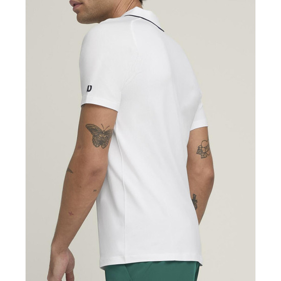 WILSON VĪRIEŠU POLO KREKLS M TEAM SEAMLESS 2.0 BRIGHT WHITE