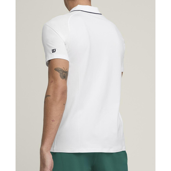 WILSON VĪRIEŠU POLO KREKLS M TEAM SEAMLESS 2.0 BRIGHT WHITE