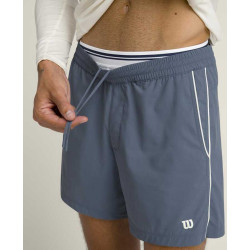 WILSON VĪRIEŠU ŠORTI M TENNIS VOLLEY SHORT 6" SLATE BLUE