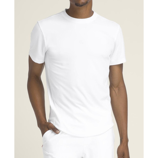WILSON VĪRIEŠU SPORTA T-KREKLS M EVERYDAY PERFORMANCE TEE BRIGHT WHITE