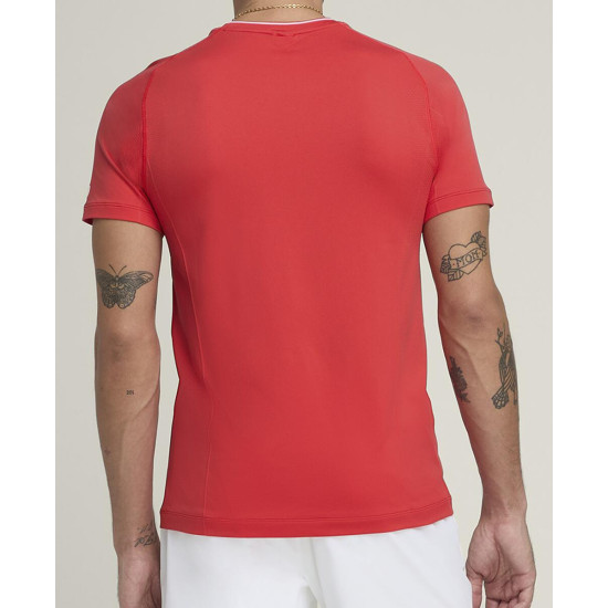 WILSON VĪRIEŠU SPORTA T-KREKLS TEAM SEAMLESS CREW INFRARED