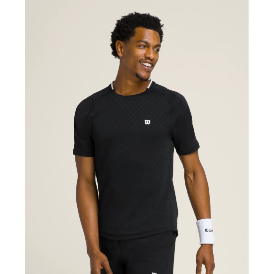 WILSON VĪRIEŠU SPORTA T-KREKLS M SERVE OUT TEE BLACK
