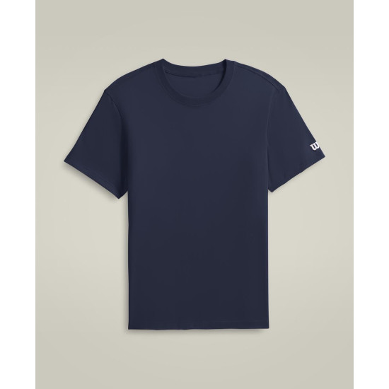 WILSON VĪRIEŠU T-KREKLS M UNISEX TEAM GRAPHIC TEE CLASSIC NAVY