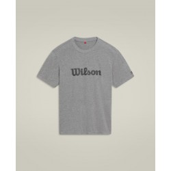 WILSON VĪRIEŠU T-KREKLS M UNISEX TEAM GRAPHIC TEE MEDIUM GRAY HEATHER SCRIP