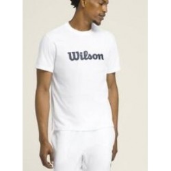 WILSON VĪRIEŠU T-KREKLS M UNISEX TEAM GRAPHIC TEE BRIGHT WHITE SCRIPT