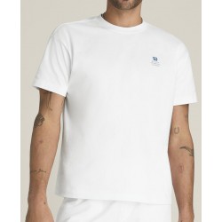 WILSON VĪRIEŠU T-KREKLS M CLASSIC COTTON GRAPHIC BRIGHT WHITE