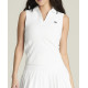 W RIB SLEEVELESS POLO BRIGHT WHITE
