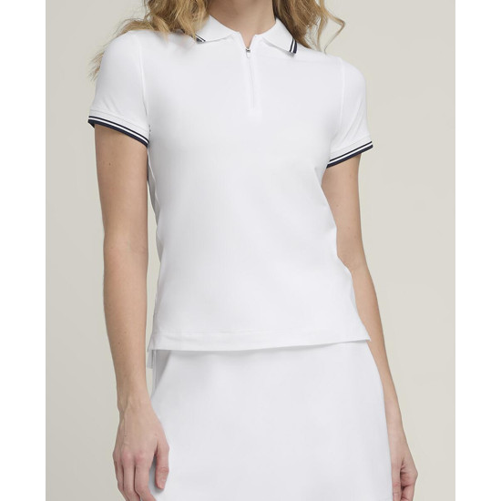 W TEAM POLO BRIGHT WHITE