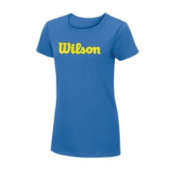 W T-SHIRT SCRIPT COTTON TEE
