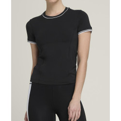 W TEAM SEAMLESS TEE BLACK