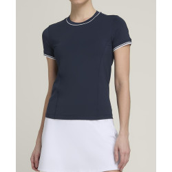 W TEAM SEAMLESS TEE CLASSIC NAVY