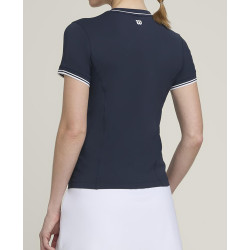 W TEAM SEAMLESS TEE CLASSIC NAVY