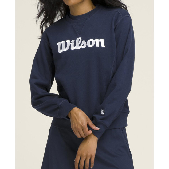 W TEAM CREWNECK CLASSIC NAVY SCRIPT