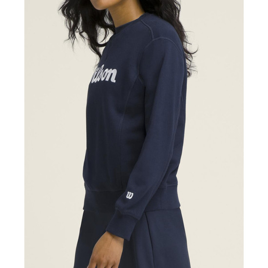 W TEAM CREWNECK CLASSIC NAVY SCRIPT