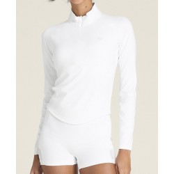 W BASELINE HALF_ZIP BRIGHT WHITE WW00556531WTA