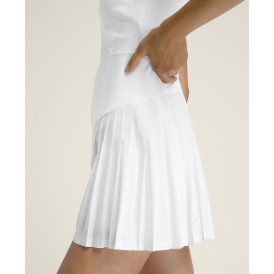 W ALL COURT TENNIS DRESS BRIGHT WHITE