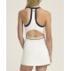 W RALLY HALTER UNLINED DRESS SANDRIFT