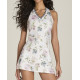 W TIEBREAKER DRESS – UNLINED FLRL PRNT