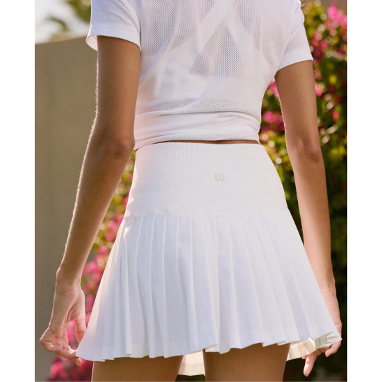W MIDTOWN TENNIS SKIRT BRIGHT WHITE
