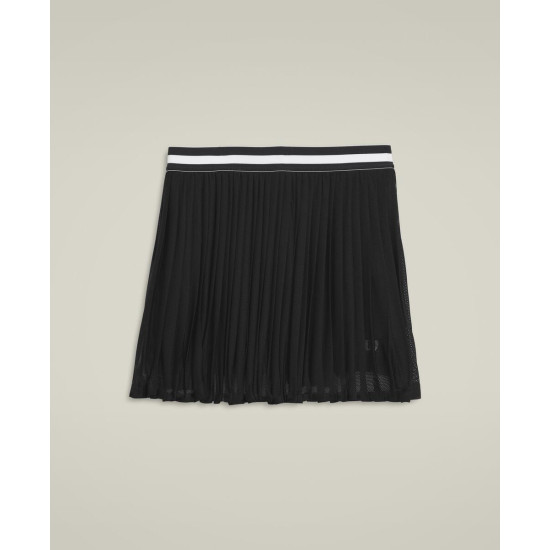 W TEAM PLEATED SKIRT BLACK