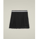W TEAM PLEATED SKIRT BLACK