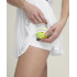 W TEAM PLEATED SKIRT WHITE