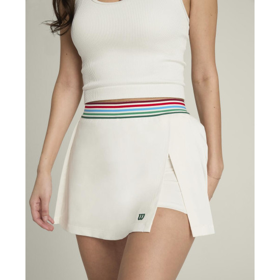 W CROSS COURT SKIRT SANDRIFT