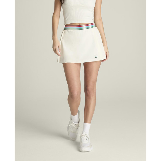 W CROSS COURT SKIRT SANDRIFT