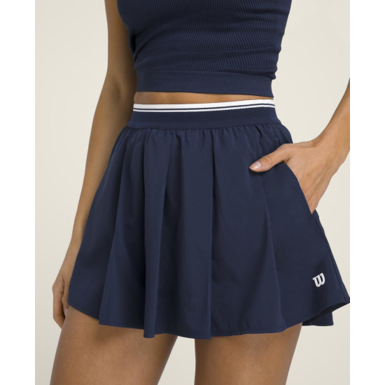 W VELOCITY PLEATED LINED SHORT CLASSIC NAVY