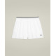 W VELOCITY PLEATED LINED SHORT BRIGHT WHITE